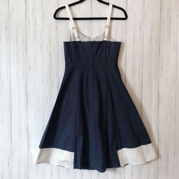 ModCloth Yours to adore Navy Bow Retro Dress - Picture 3 of 4